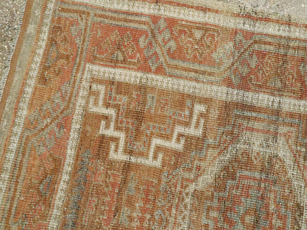 Vintage Persian Baluch Rug, No.21134 - Staging