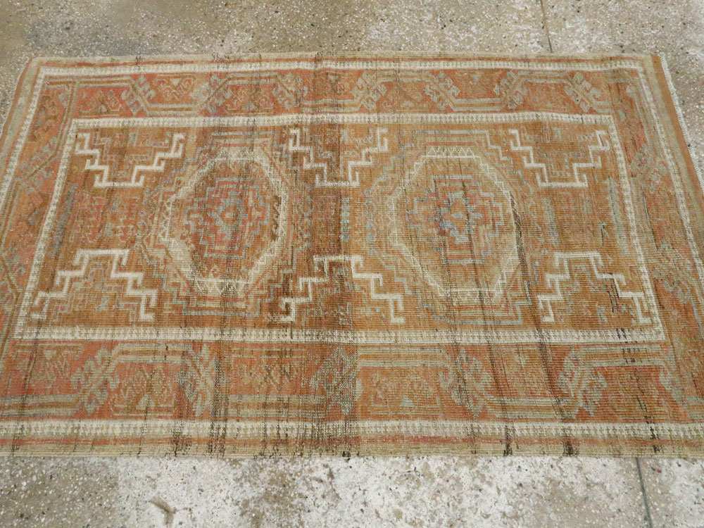 Vintage Persian Baluch Rug, No.21134 - Staging