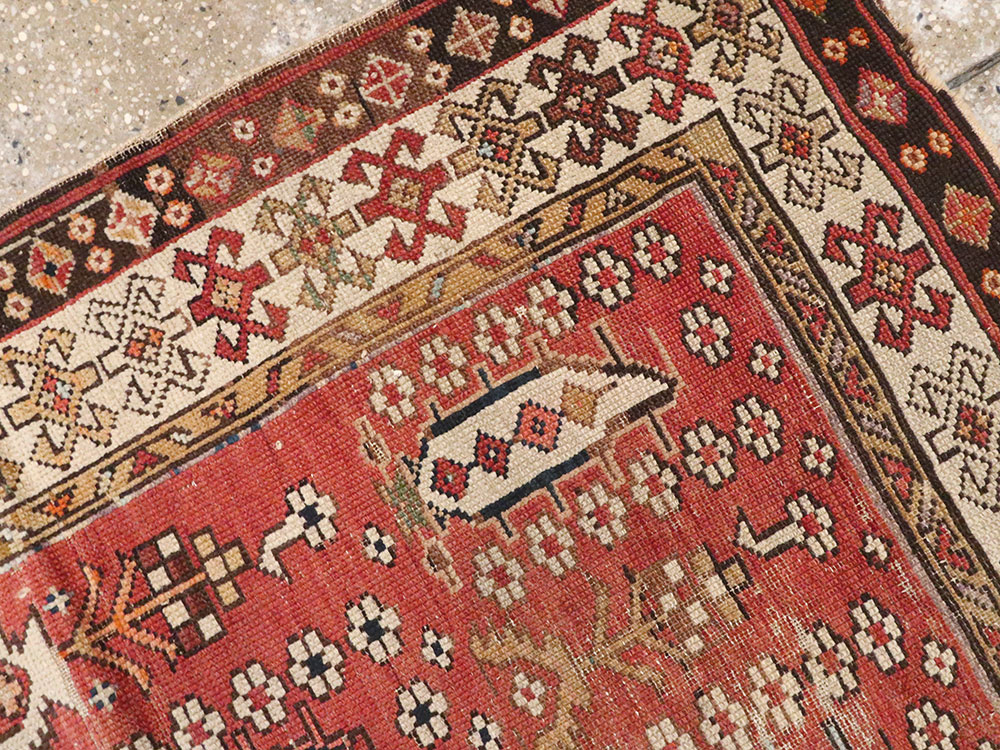 Antique Caucasian Rug, No.21135 - Staging