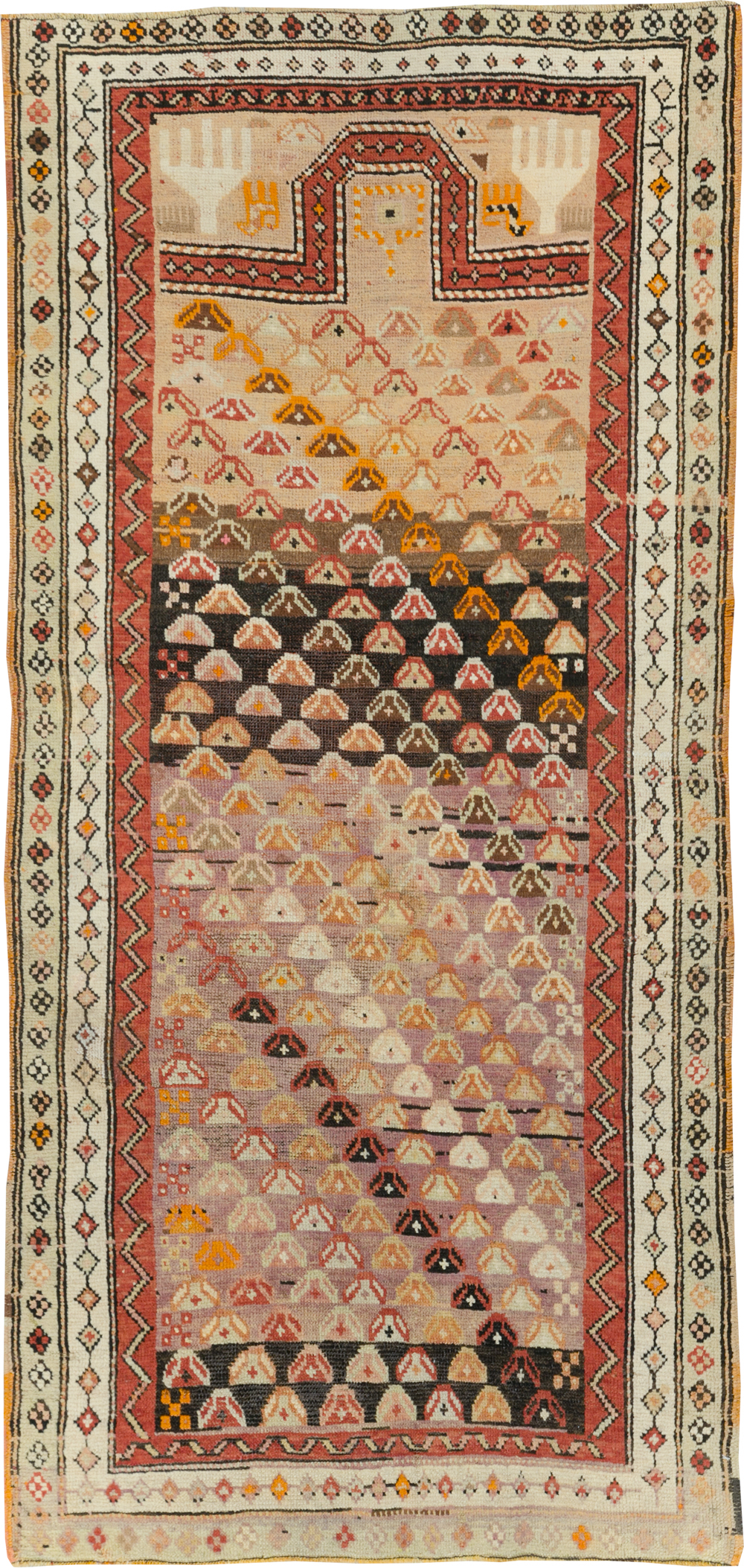 Antique Caucasian Rug, No.21137 - Staging