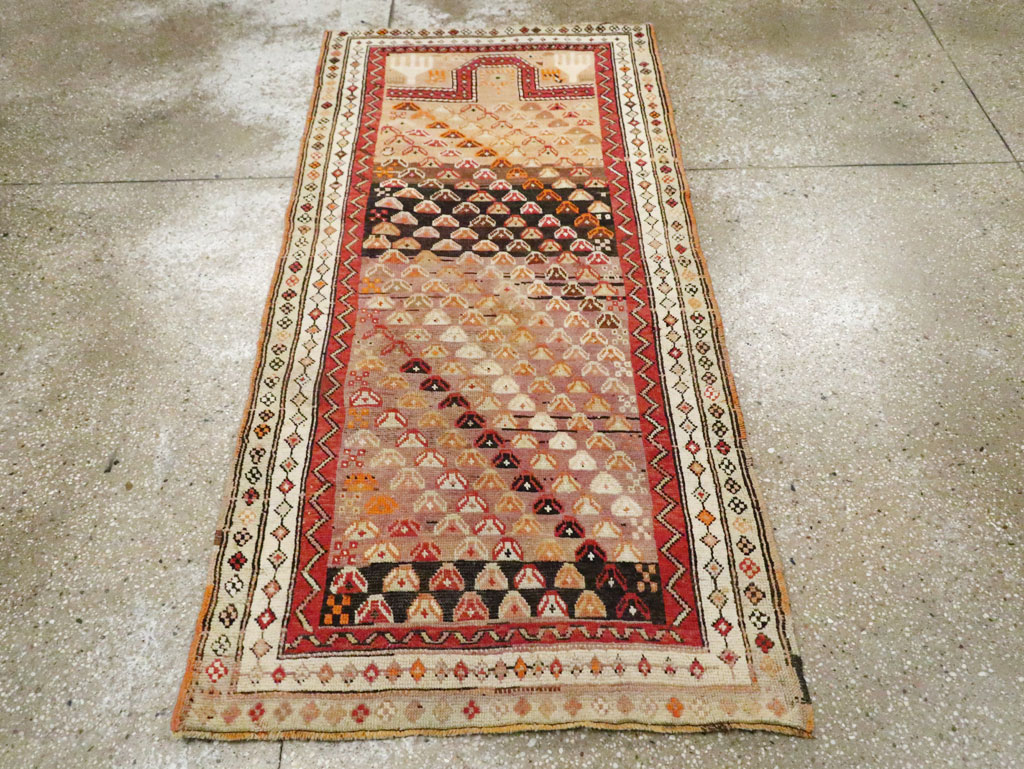Antique Caucasian Rug, No.21137 - Staging