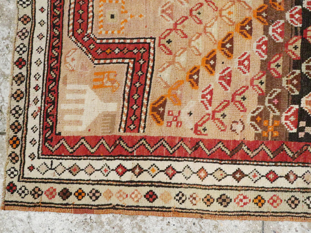 Antique Caucasian Rug, No.21137 - Staging