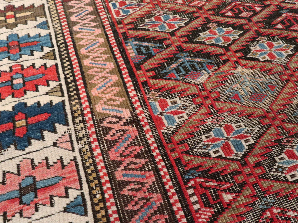 Antique Caucasian Kuba Rug, No.21138 - Staging