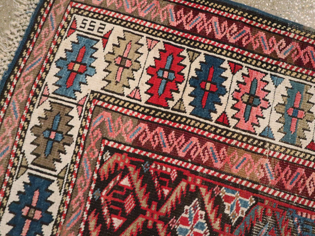 Antique Caucasian Kuba Rug, No.21138 - Staging