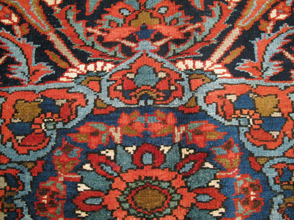 Vintage Persian Heriz Carpet, No.21148 - Staging