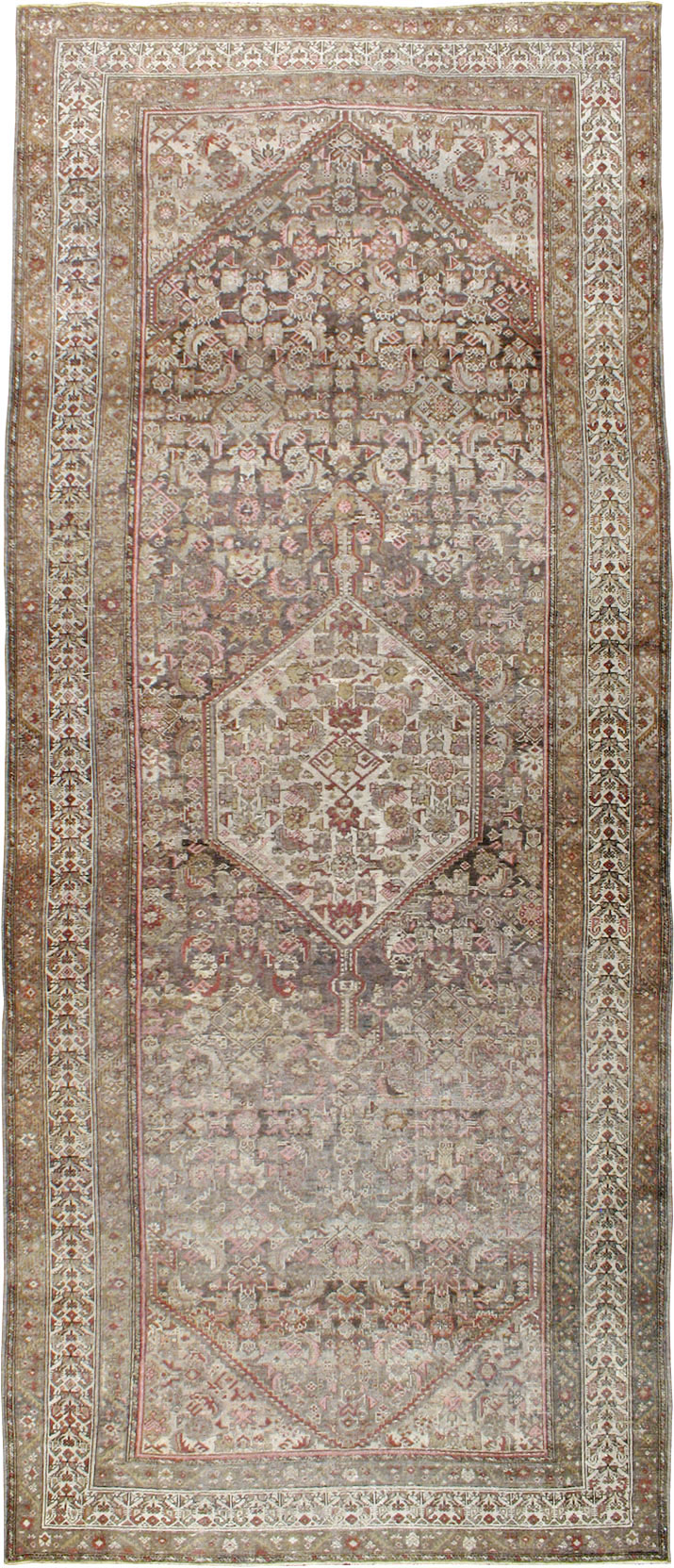 Vintage Persian Malayer Carpet, No.21171 - Staging
