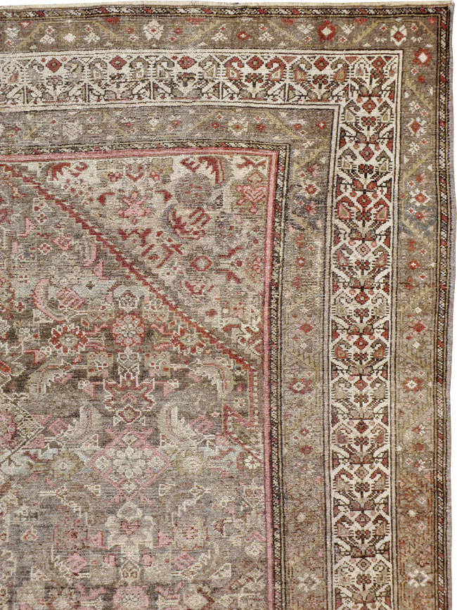 Vintage Persian Malayer Carpet, No.21171 - Staging