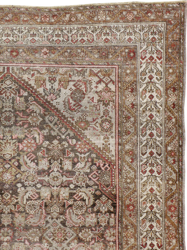 Vintage Persian Malayer Carpet, No.21171 - Staging