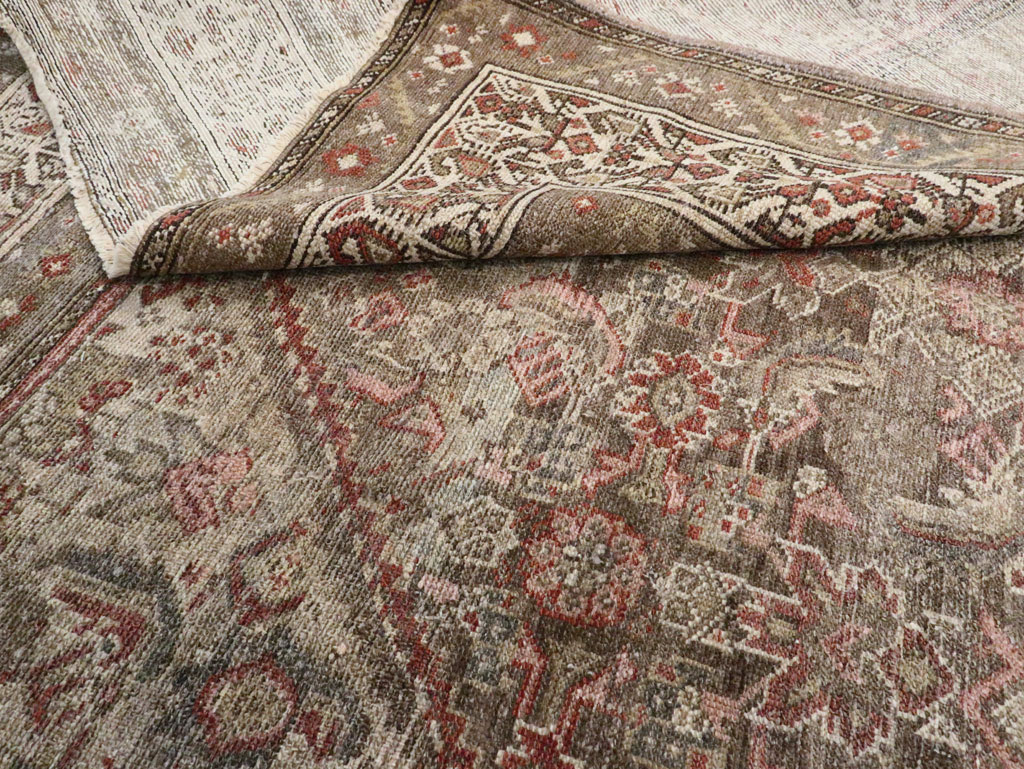 Vintage Persian Malayer Carpet, No.21171 - Staging
