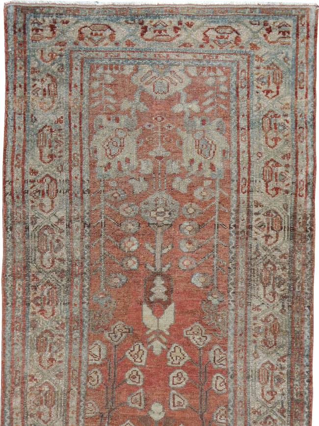 Vintage Persian Malayer Runner, No.21175 - Staging