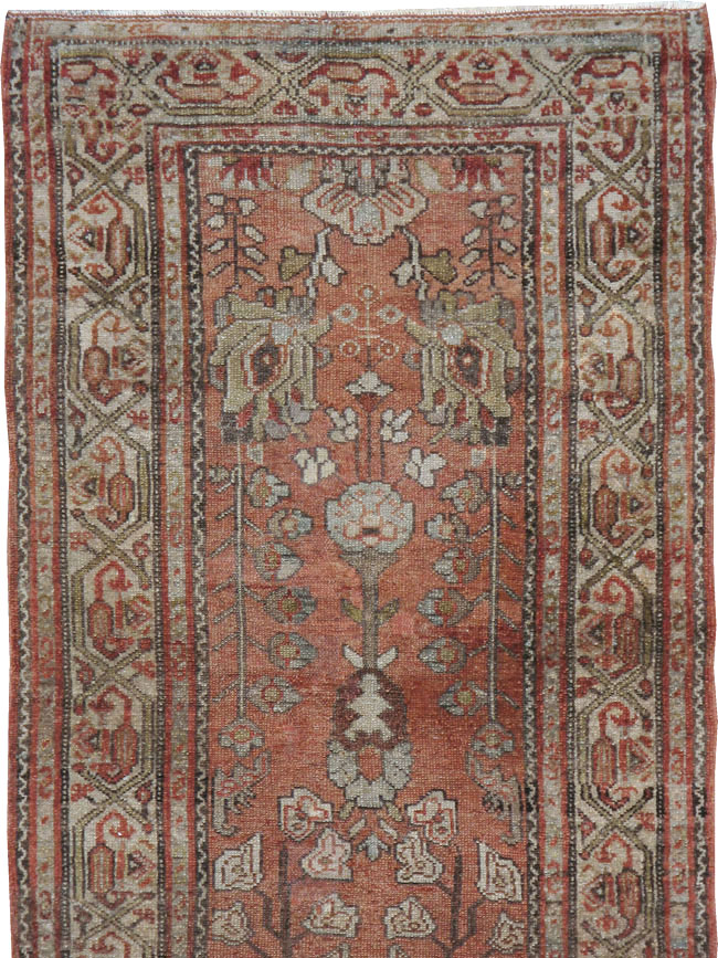 Vintage Persian Malayer Runner, No.21175 - Staging