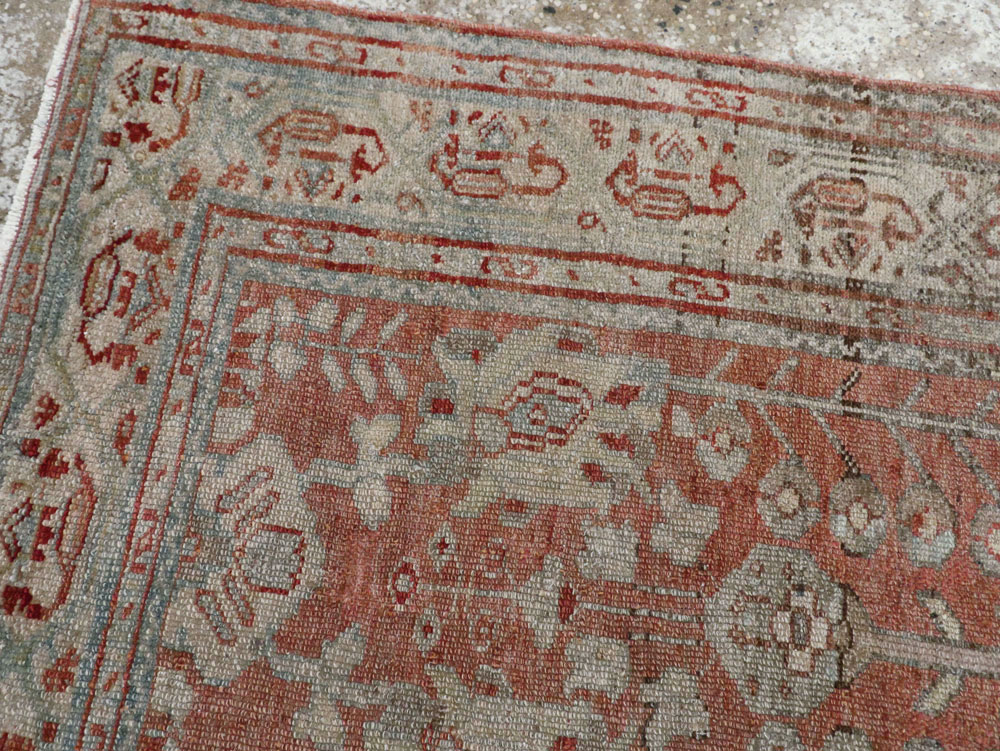 Vintage Persian Malayer Runner, No.21175 - Staging