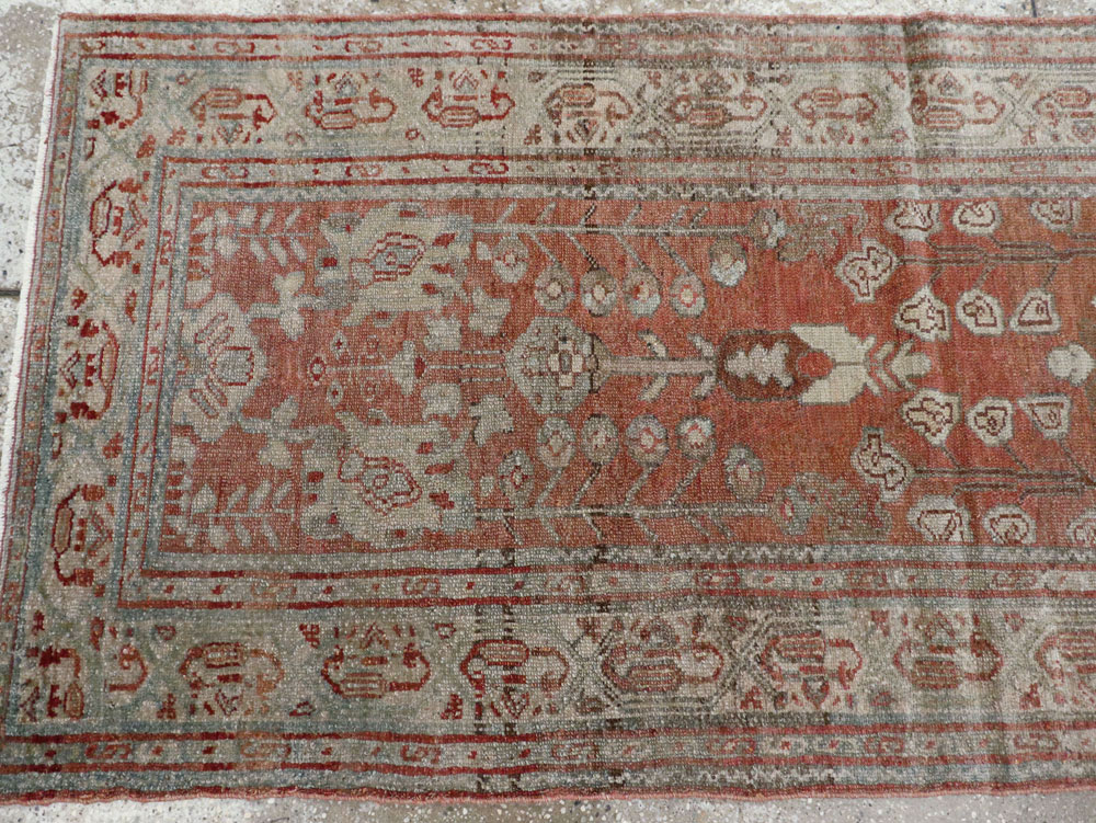 Vintage Persian Malayer Runner, No.21175 - Staging