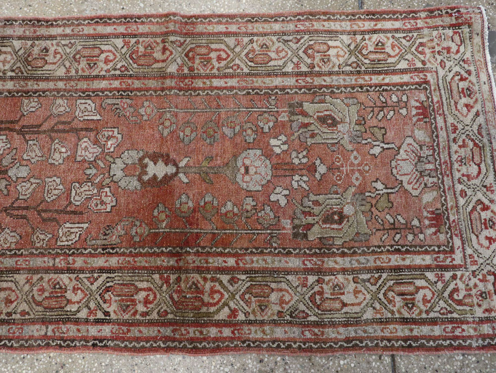 Vintage Persian Malayer Runner, No.21175 - Staging