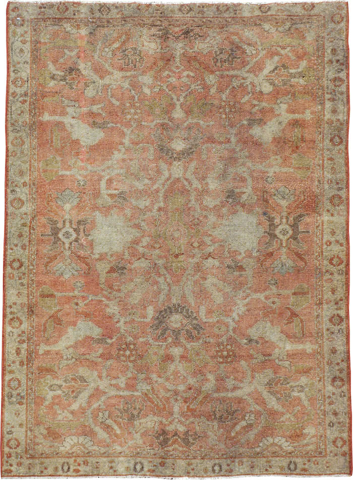 Vintage Persian Malayer Rug, No.21177 - Staging