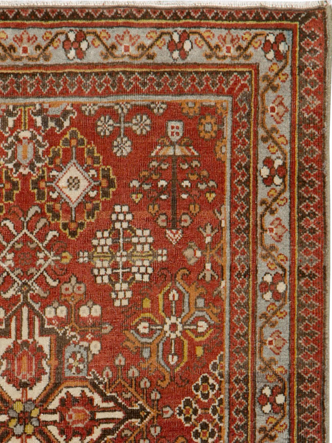 Vintage Persian Joshegan Rug, No.21179 - Staging