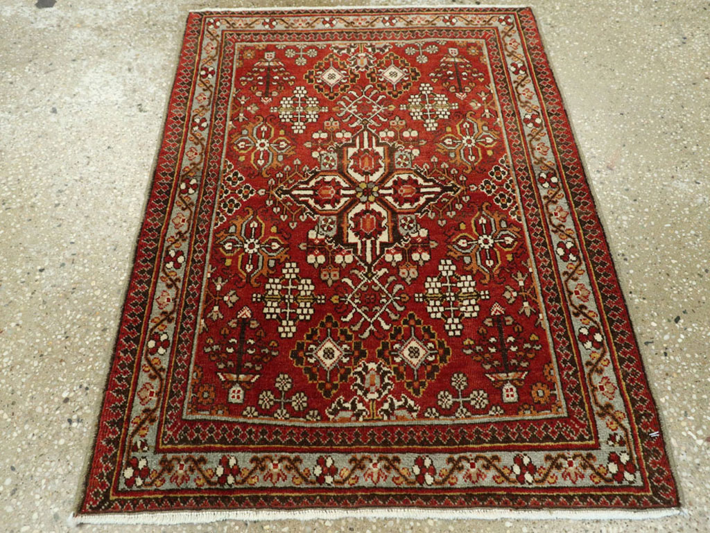 Vintage Persian Joshegan Rug, No.21179 - Staging