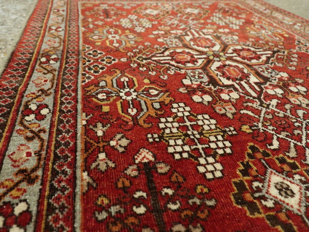 Vintage Persian Joshegan Rug, No.21179 - Staging