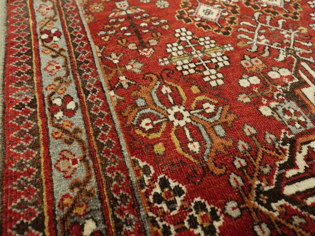 Vintage Persian Joshegan Rug, No.21179 - Staging
