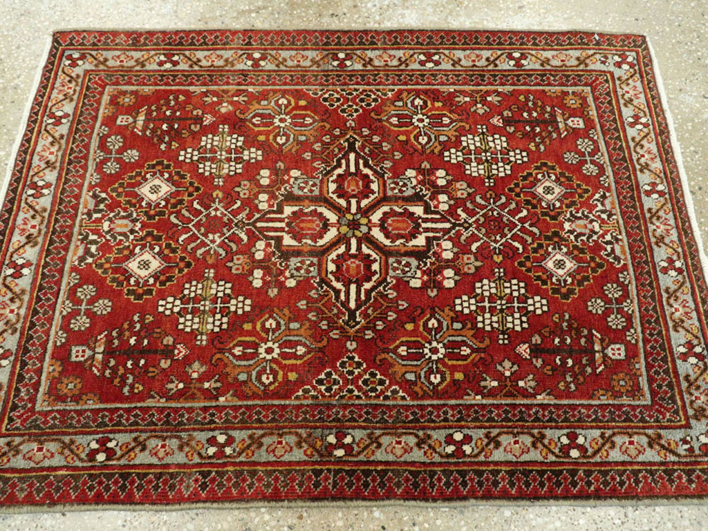 Vintage Persian Joshegan Rug, No.21179 - Staging