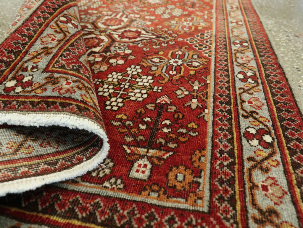 Vintage Persian Joshegan Rug, No.21179 - Staging