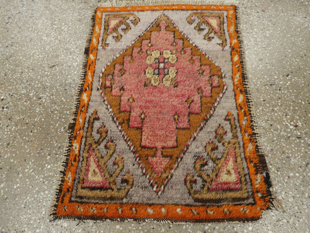 Antique Turkish Anatolian Rug, No.21180 - Staging
