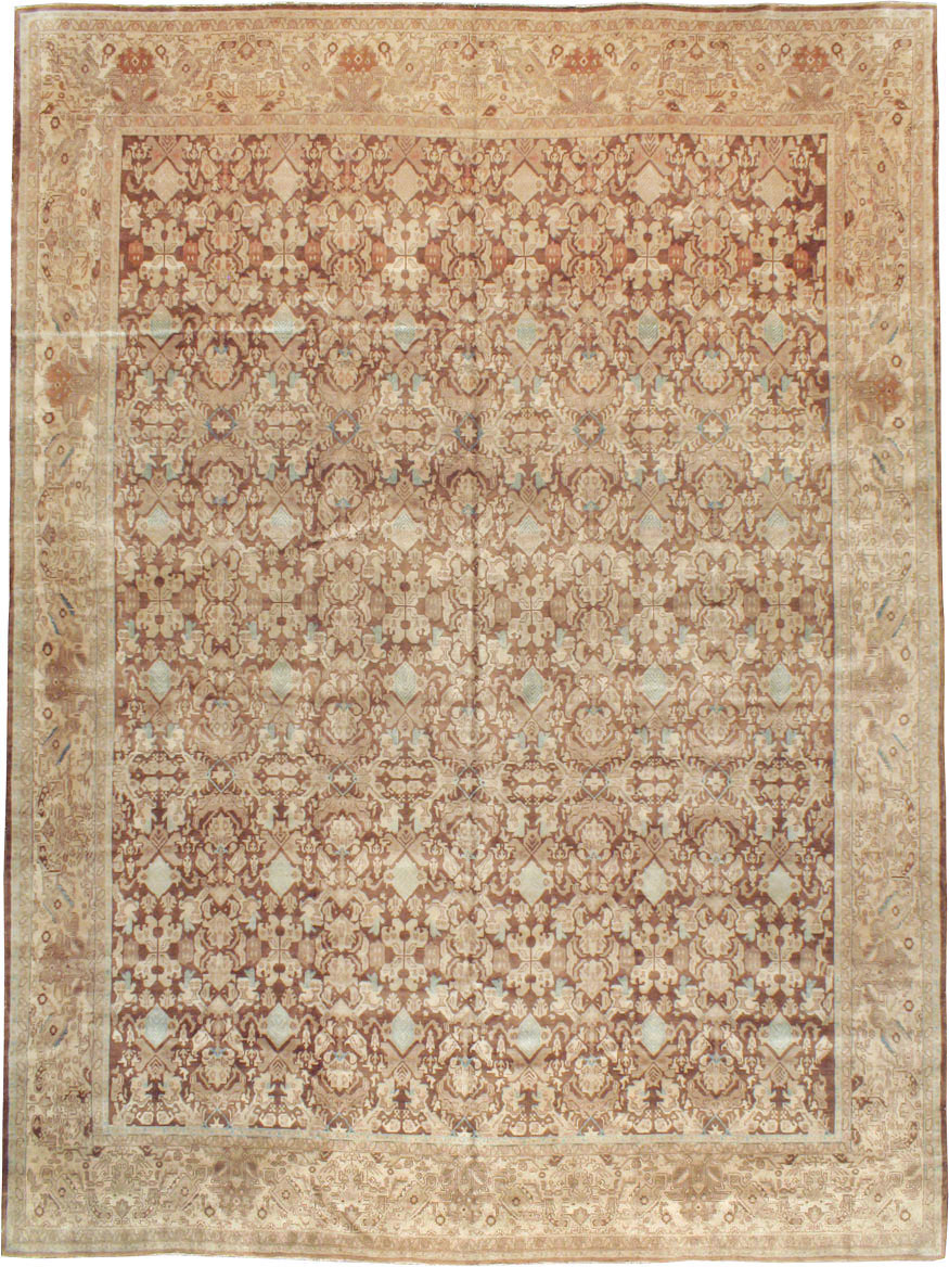 Antique Persian Tabriz Carpet, No.21184 - Staging