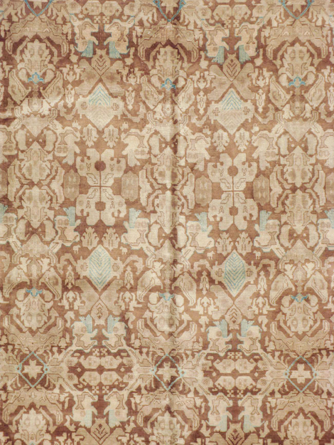 Antique Persian Tabriz Carpet, No.21184 - Staging