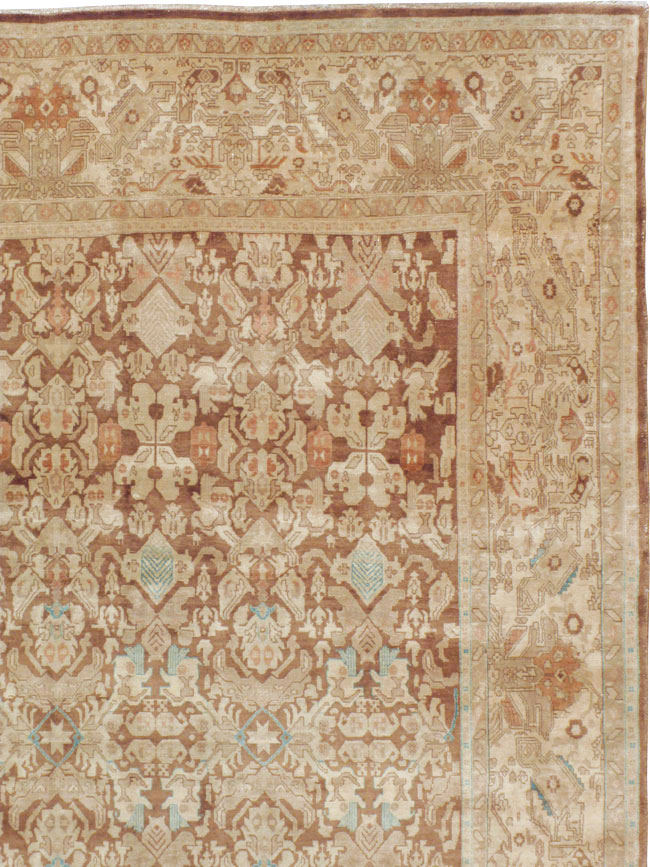 Antique Persian Tabriz Carpet, No.21184 - Staging