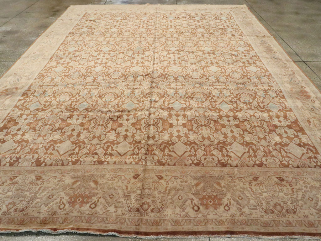 Antique Persian Tabriz Carpet, No.21184 - Staging