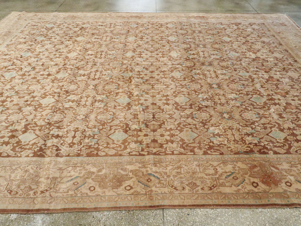 Antique Persian Tabriz Carpet, No.21184 - Staging