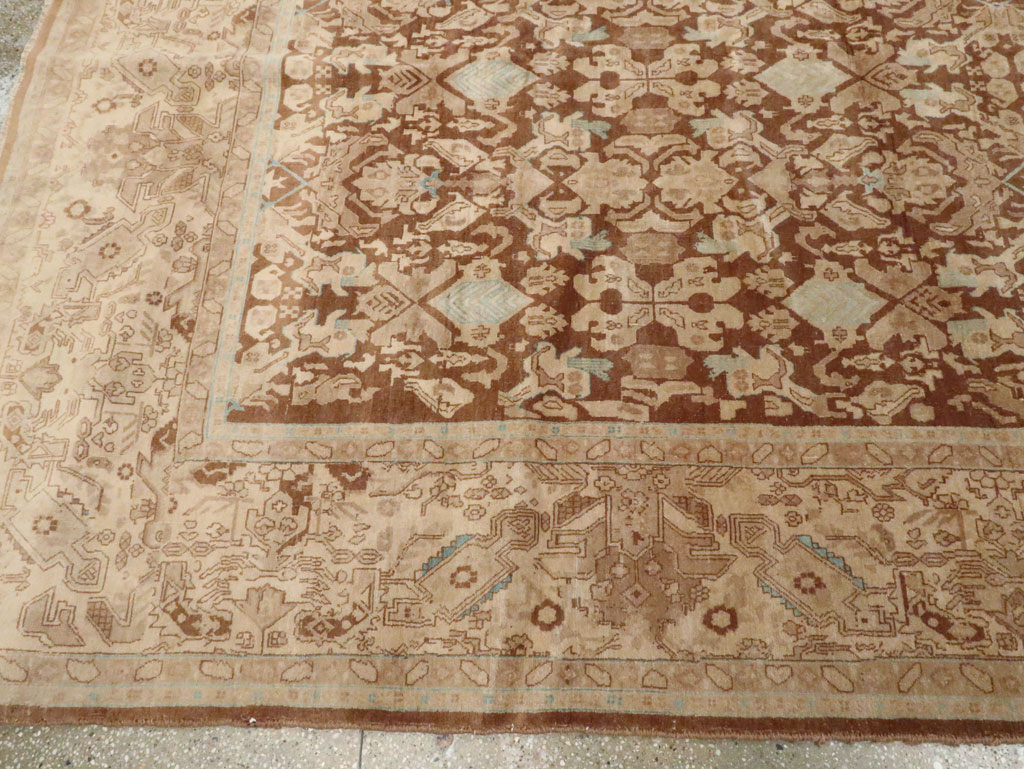 Antique Persian Tabriz Carpet, No.21184 - Staging