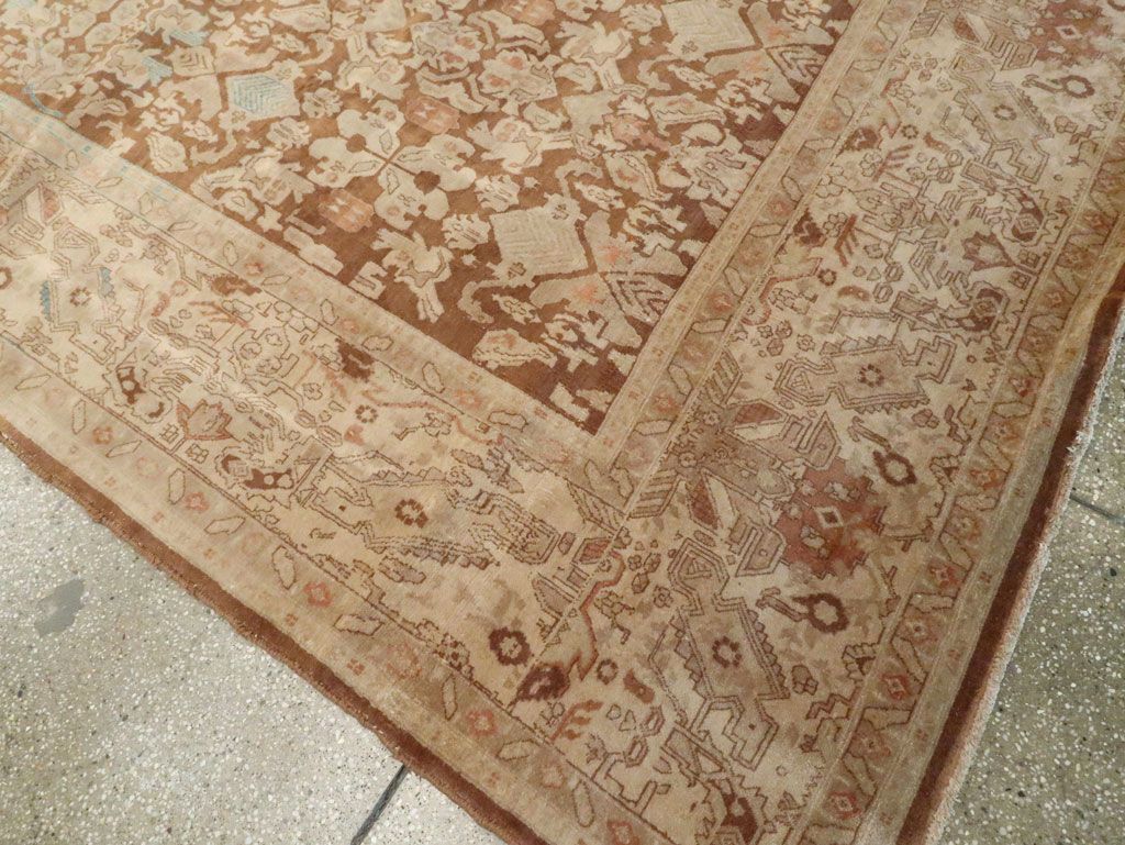 Antique Persian Tabriz Carpet, No.21184 - Staging