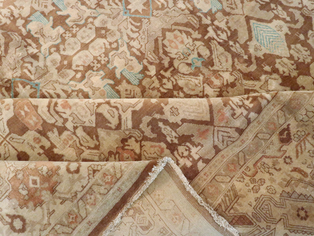 Antique Persian Tabriz Carpet, No.21184 - Staging