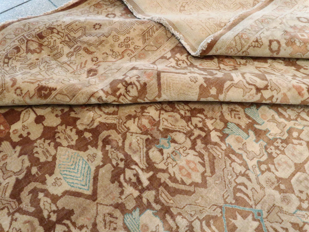 Antique Persian Tabriz Carpet, No.21184 - Staging