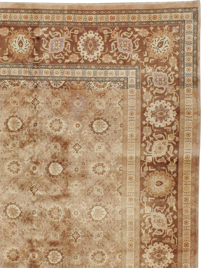 Antique Persian Tabriz Carpet, No.21186 - Staging