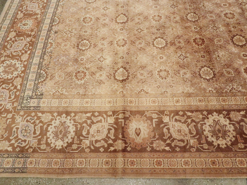 Antique Persian Tabriz Carpet, No.21186 - Staging
