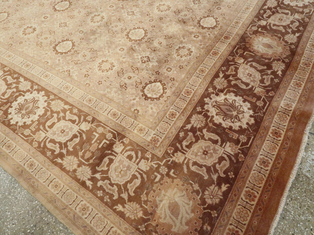 Antique Persian Tabriz Carpet, No.21186 - Staging