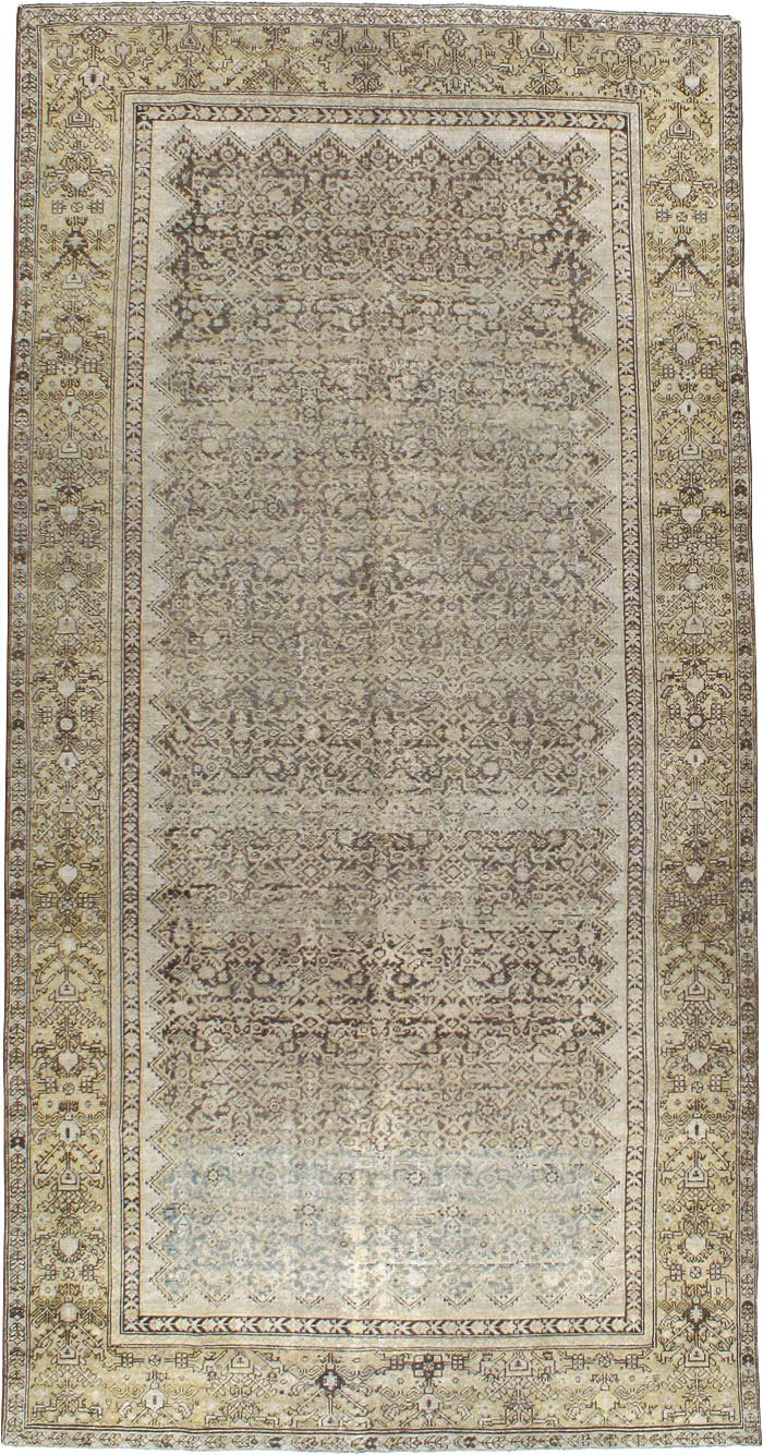 Vintage Persian Malayer Carpet, No.21192 - Staging