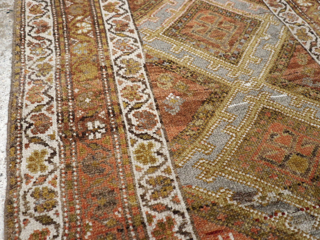 Antique Persian Kurdish Rug, No.21196 - Staging