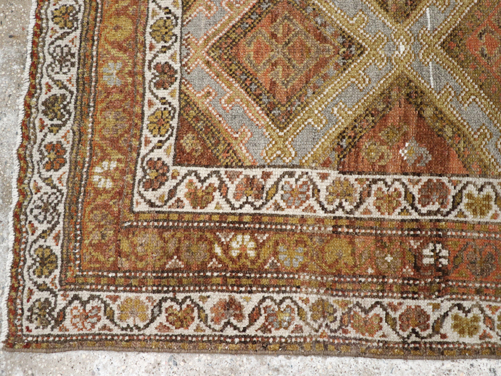 Antique Persian Kurdish Rug, No.21196 - Staging