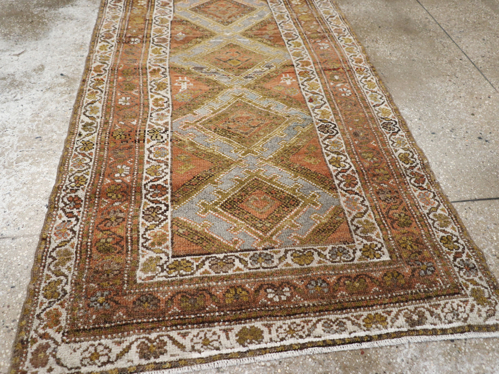 Antique Persian Kurdish Rug, No.21196 - Staging