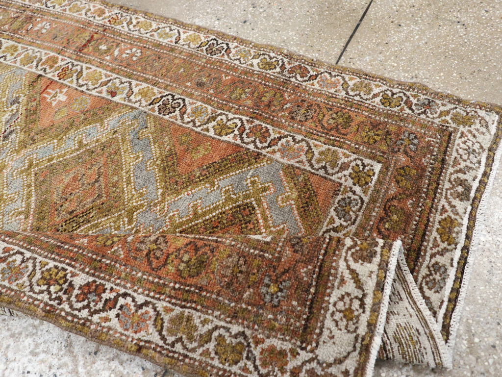 Antique Persian Kurdish Rug, No.21196 - Staging