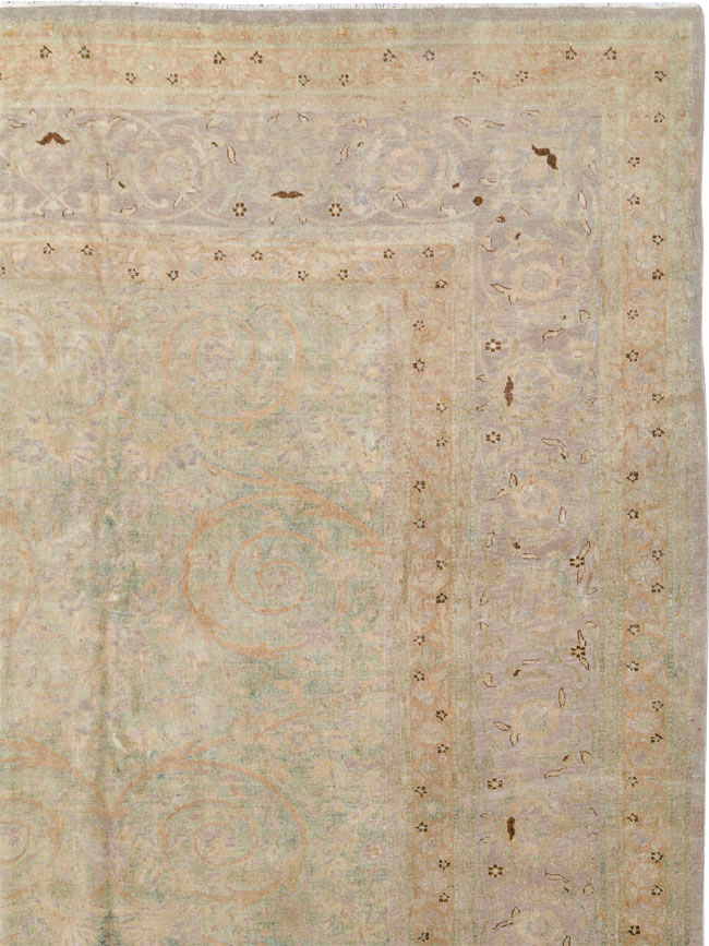 Antique Persian Tabriz  Carpet, No.21197 - Staging