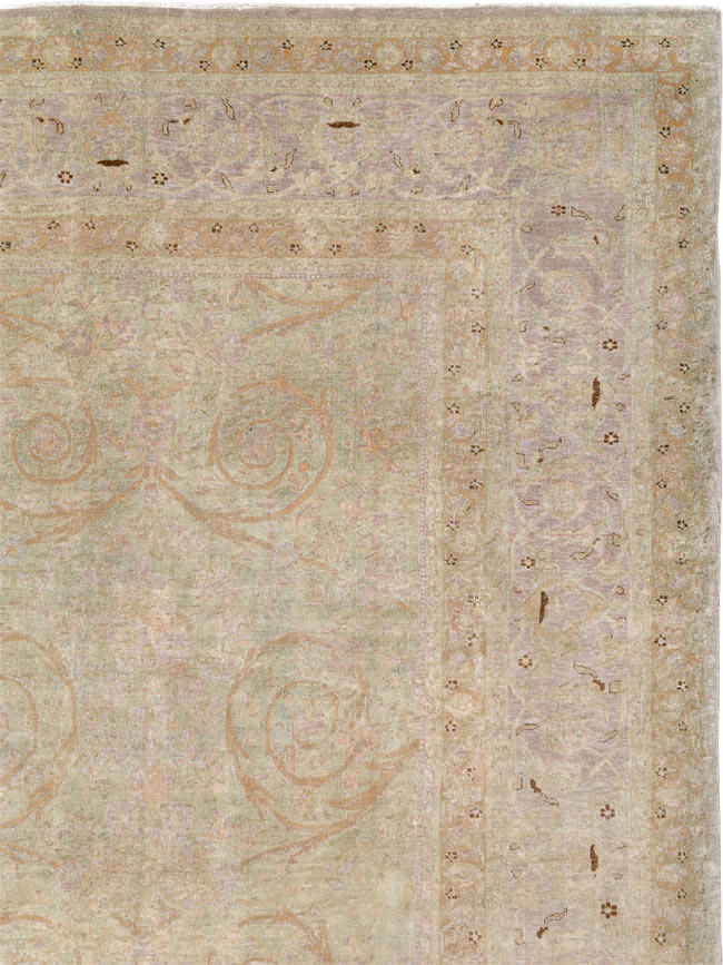 Antique Persian Tabriz  Carpet, No.21197 - Staging