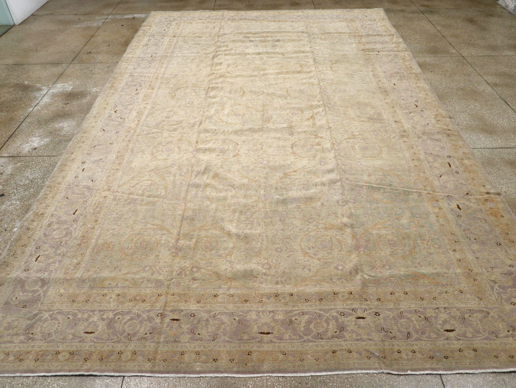 Antique Persian Tabriz  Carpet, No.21197 - Staging