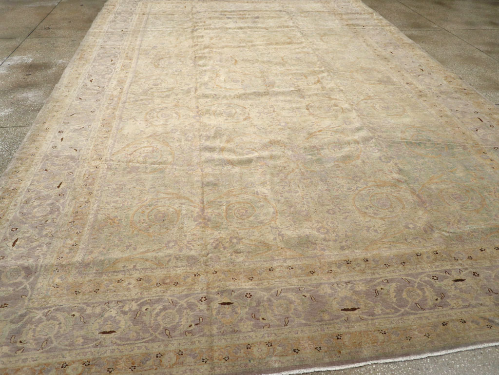 Antique Persian Tabriz  Carpet, No.21197 - Staging