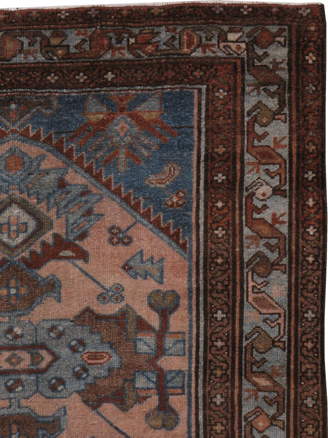 Vintage Persian Malayer Rug, No.21202 - Staging