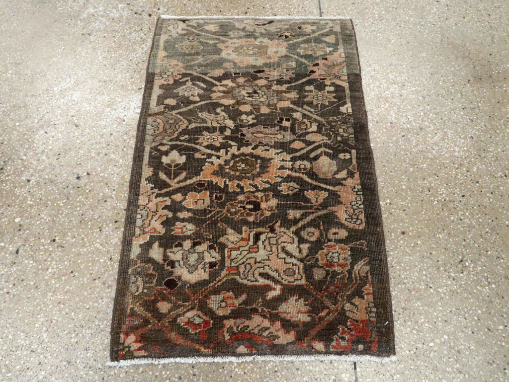 Antique Persian Malayer Sampler Rug, No.21205 - Staging