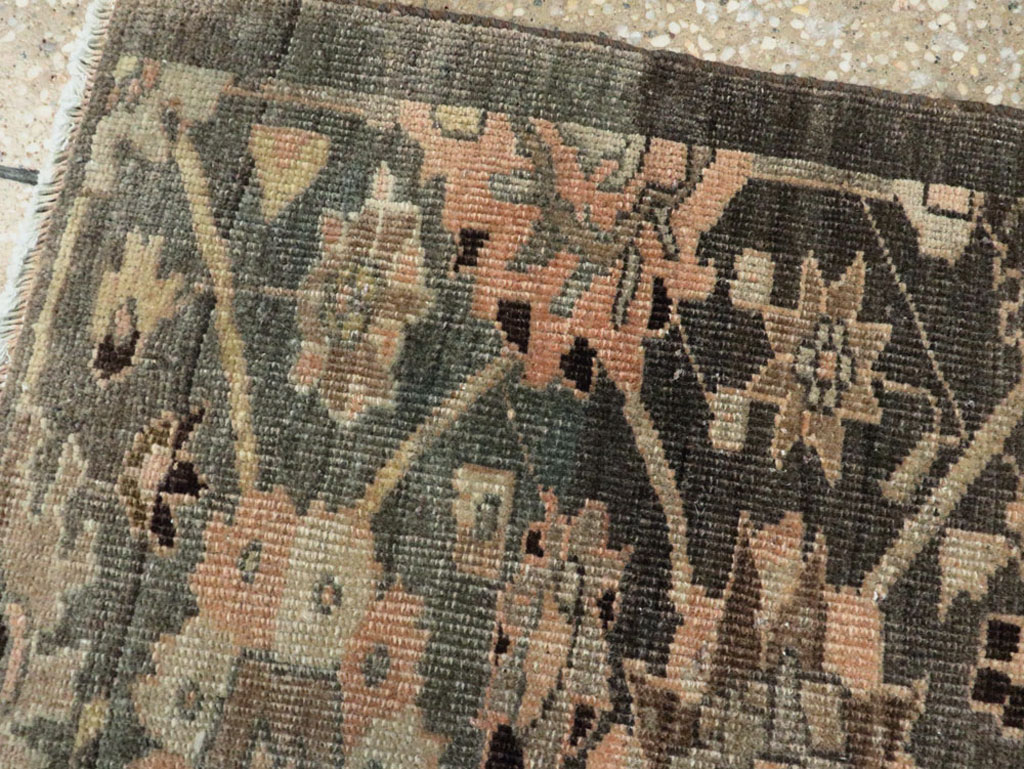 Antique Persian Malayer Sampler Rug, No.21205 - Staging